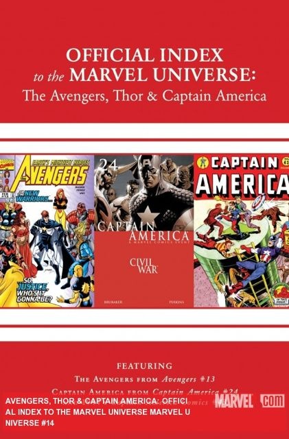 The Official Index to the Marvel Universe #14: The Avengers, Thor & Captain America