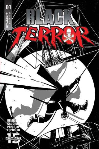 Black Terror #1 (50 Copy Fornes B&W Cover)
