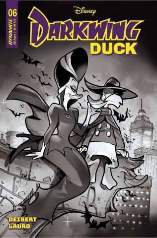 Darkwing Duck #6 (15 Copy Andolfo B&W Cover)