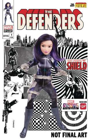 The Defenders: The Best Defense #1 (Marvel Rising Doll Homage Cover)