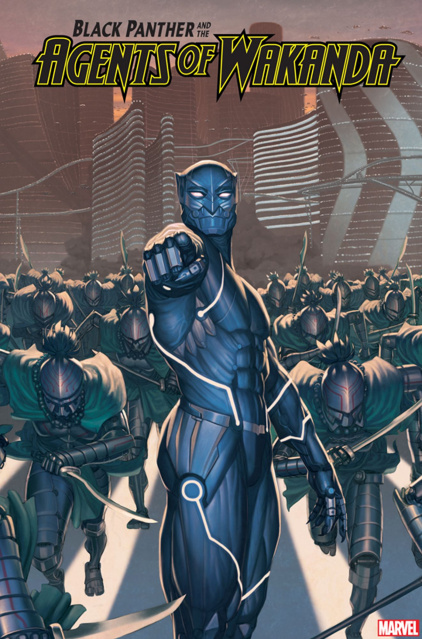 Black Panther and the Agents of Wakanda #3 (Rock He Kim 2099 Cover)