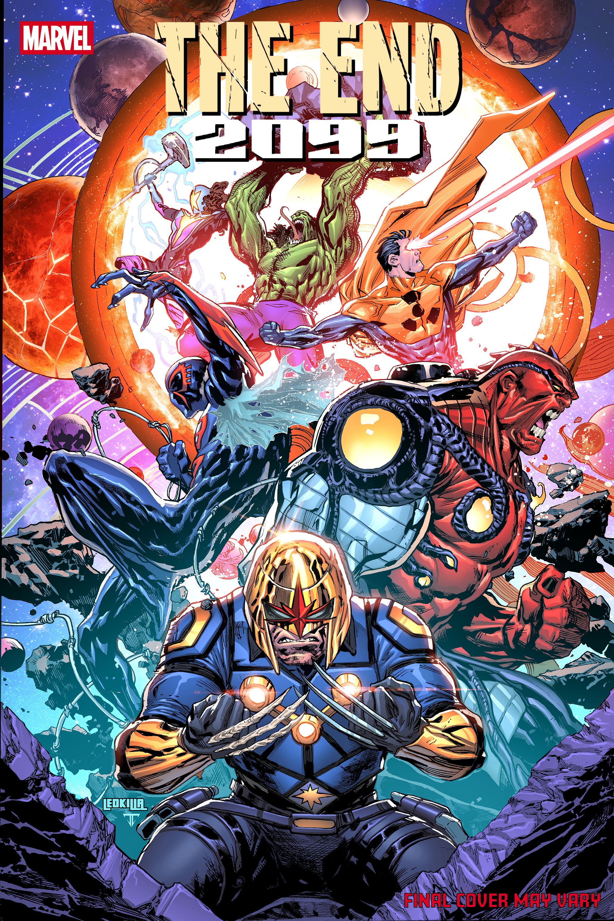 The End 2099 #4 (Ken Lashley Battle Cover) | Fresh Comics