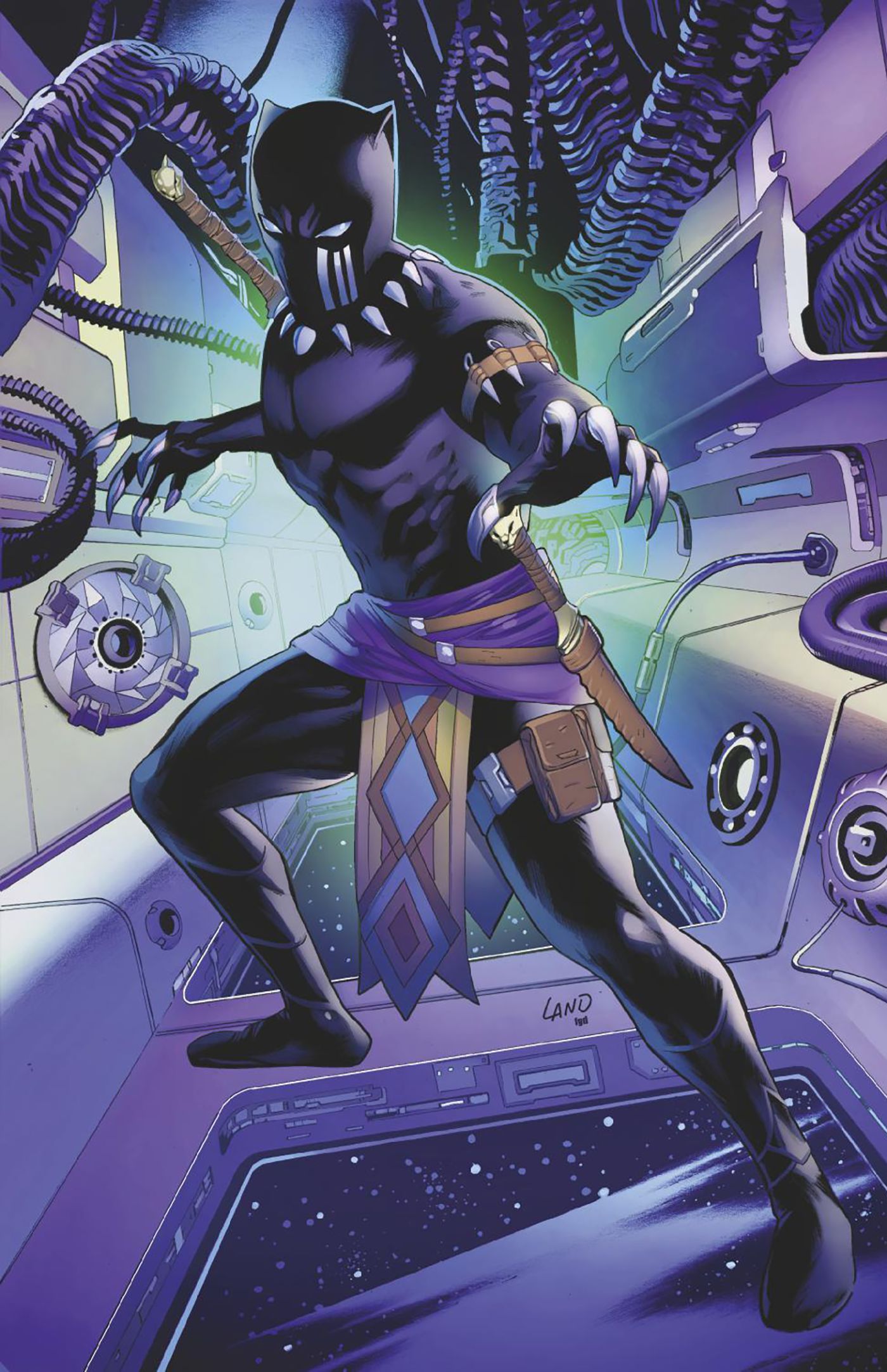 Black Panther: Intergalactic #1 (Greg Land Black Panther Virgin