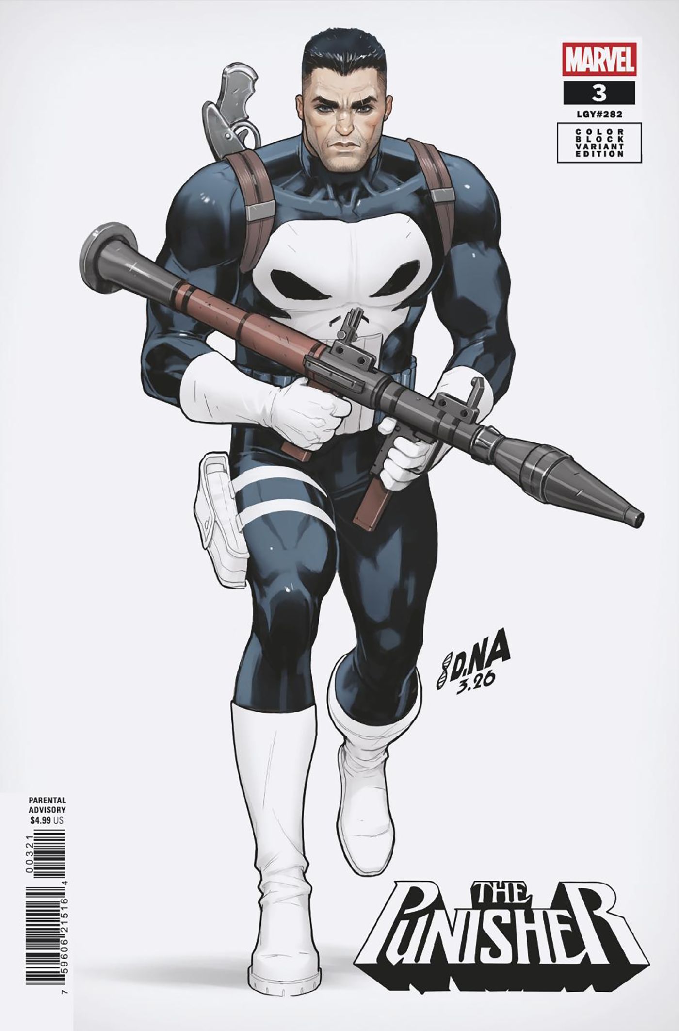 The Punisher #3 (David Nakayama Color Black & White Cover) | Fresh
