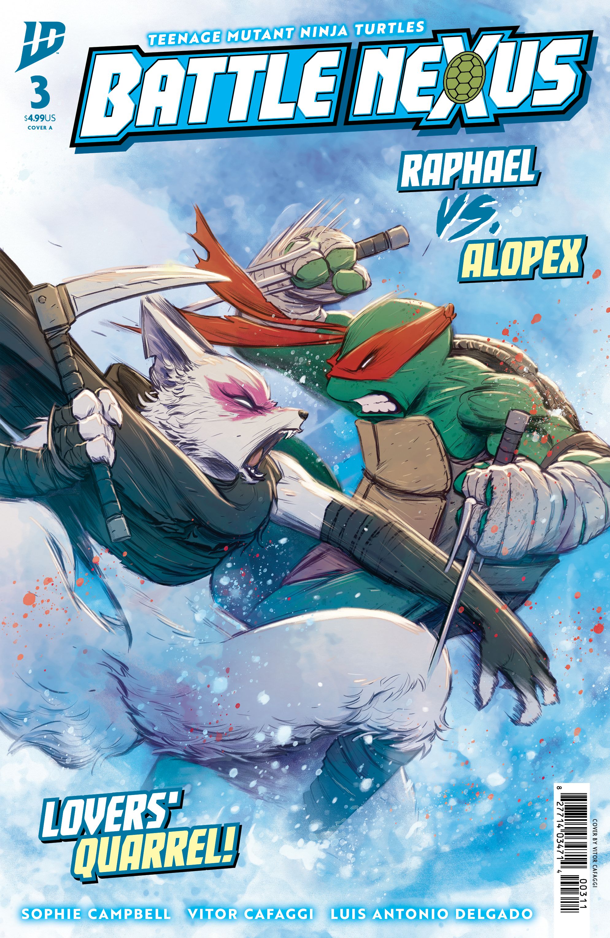 Teenage Mutant Ninja Turtles: Battle Nexus #3 (Cafaggi Cover
