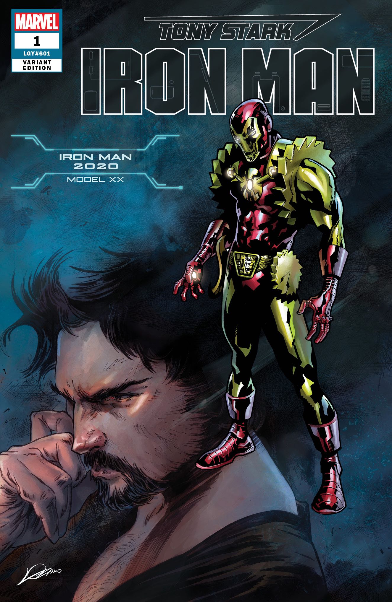 Tony Stark: Iron Man #1 (Iron Man 2020 Armor Cover) | Fresh Comics
