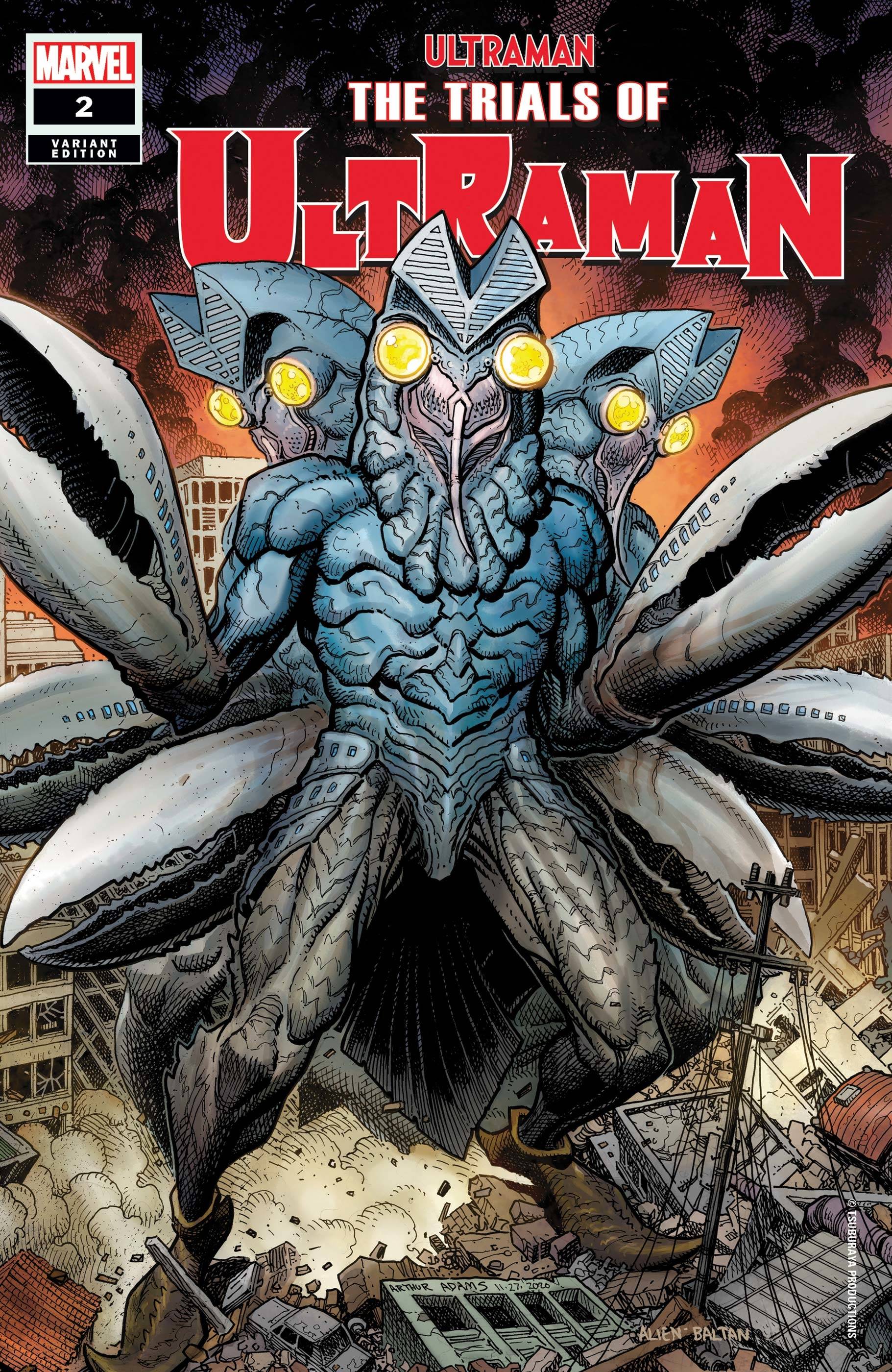 The Trials of Ultraman #2 (Art Adams Kaiju Cover) | Fresh Comics