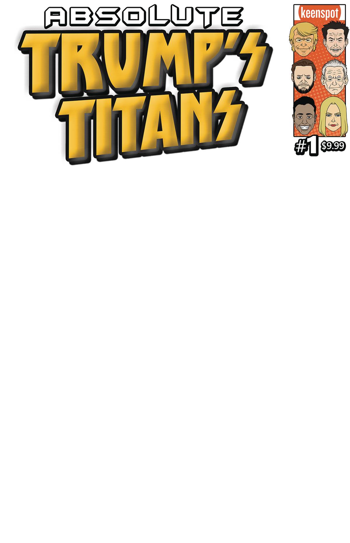 Absolute Trump's Titans 1 (Blank Sketch Cover) Fresh Comics