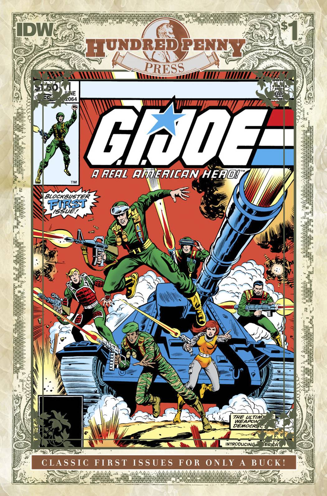 Gi Joe A Real American Hero 1982 1 100 Penny Press Fresh Comics