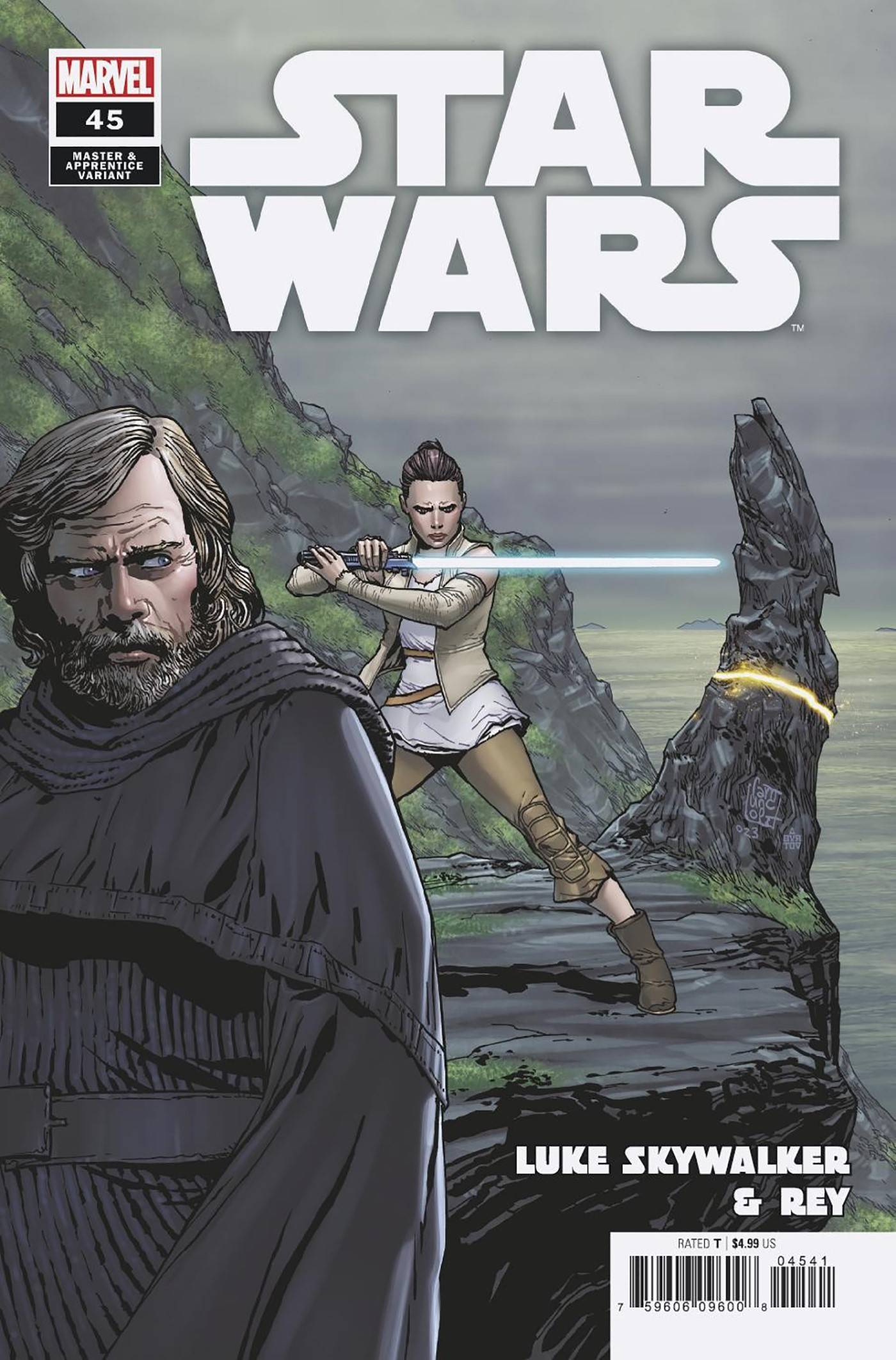 Star Wars #45 (Luke Skywalker & Rey Master & Apprentice Cover) | Fresh ...