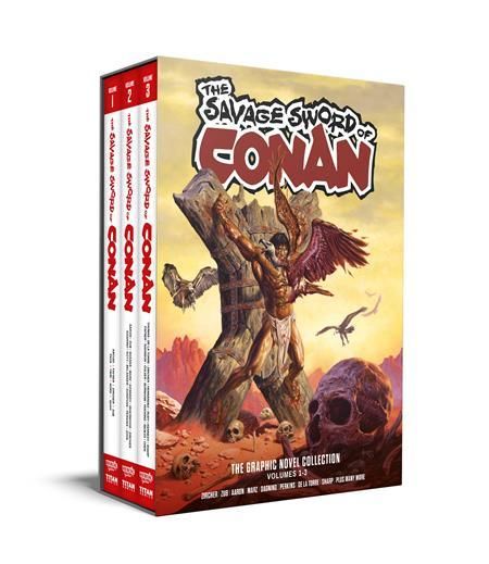 The Savage Sword of Conan Vols 1-3 (Slipcase Set Joe Jusko Cover