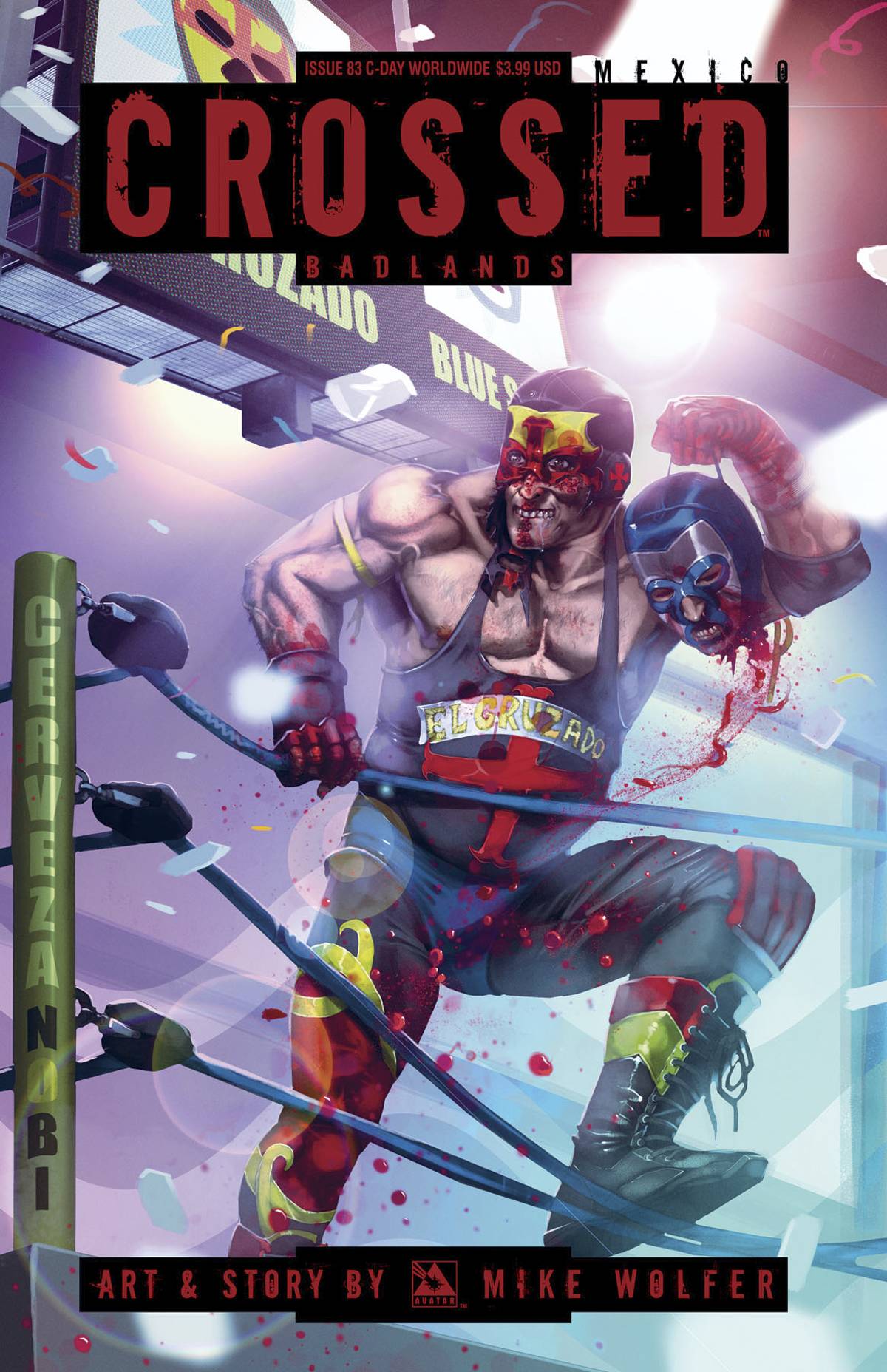 Crossed Badlands 83 C Day Worldwide Cover Fresh Comics