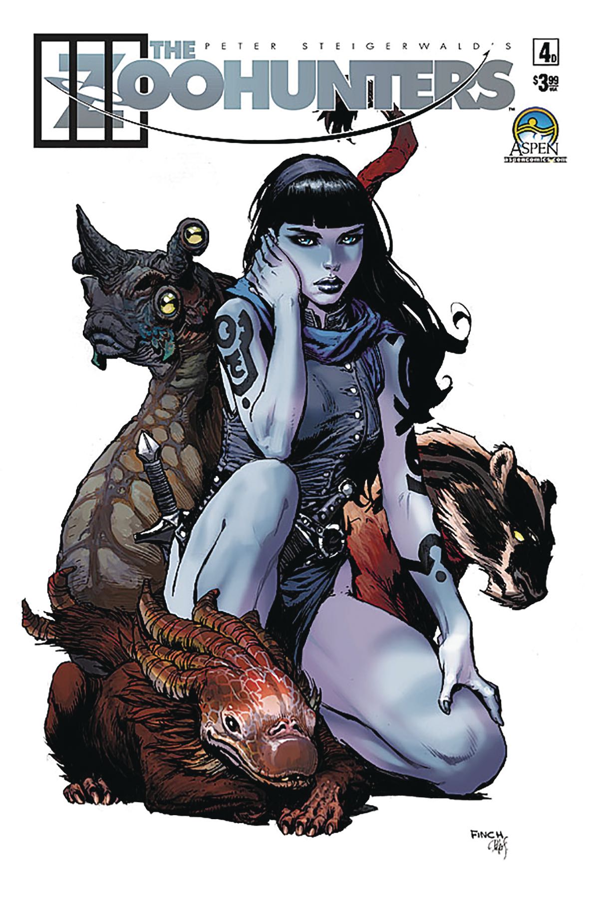 The Zoohunters 4 Finch Cover The Zoohunters 4 Finch Cover