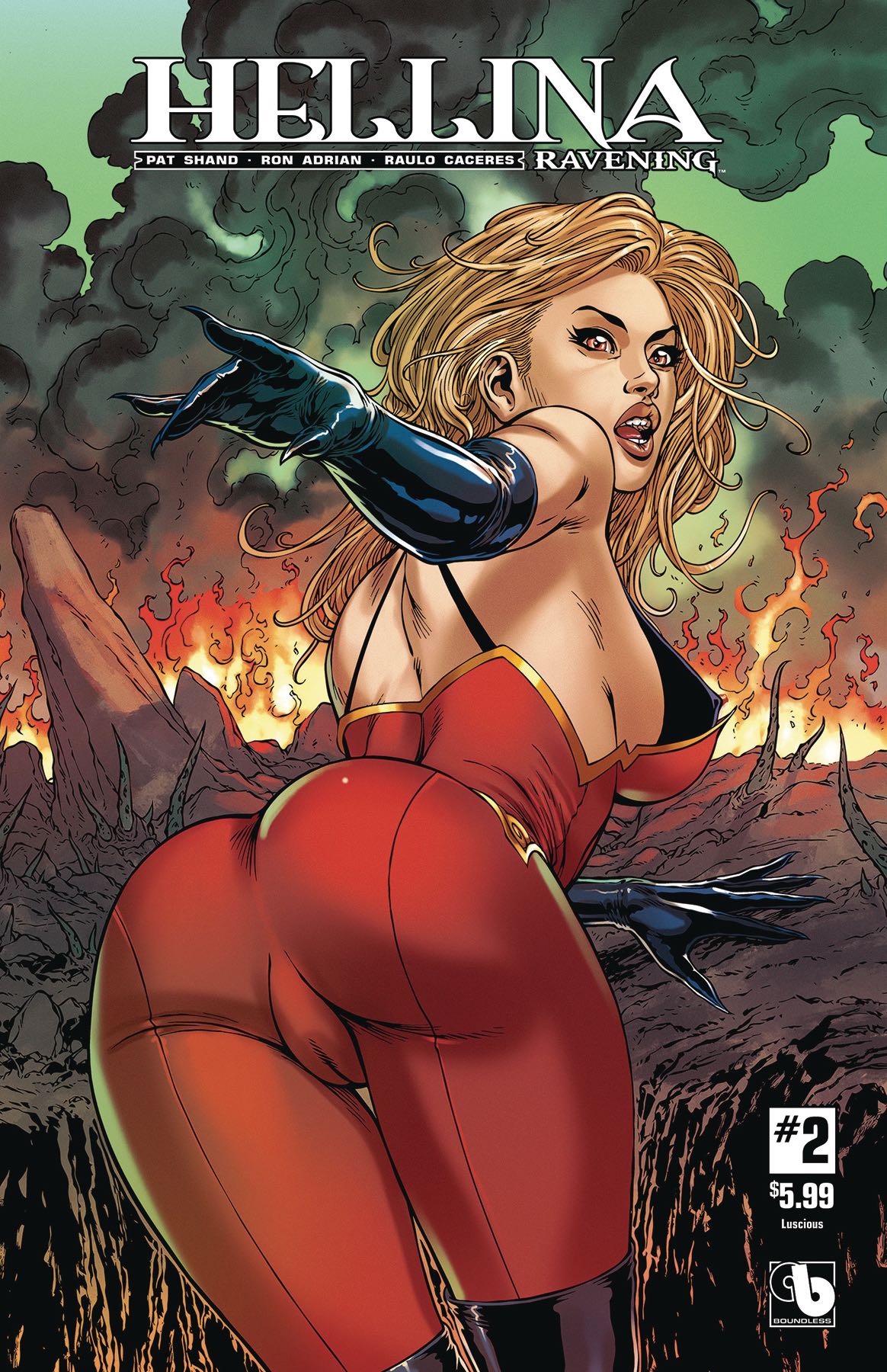 Hellina: Ravening #2 (Luscious Cover) Fresh Comics.