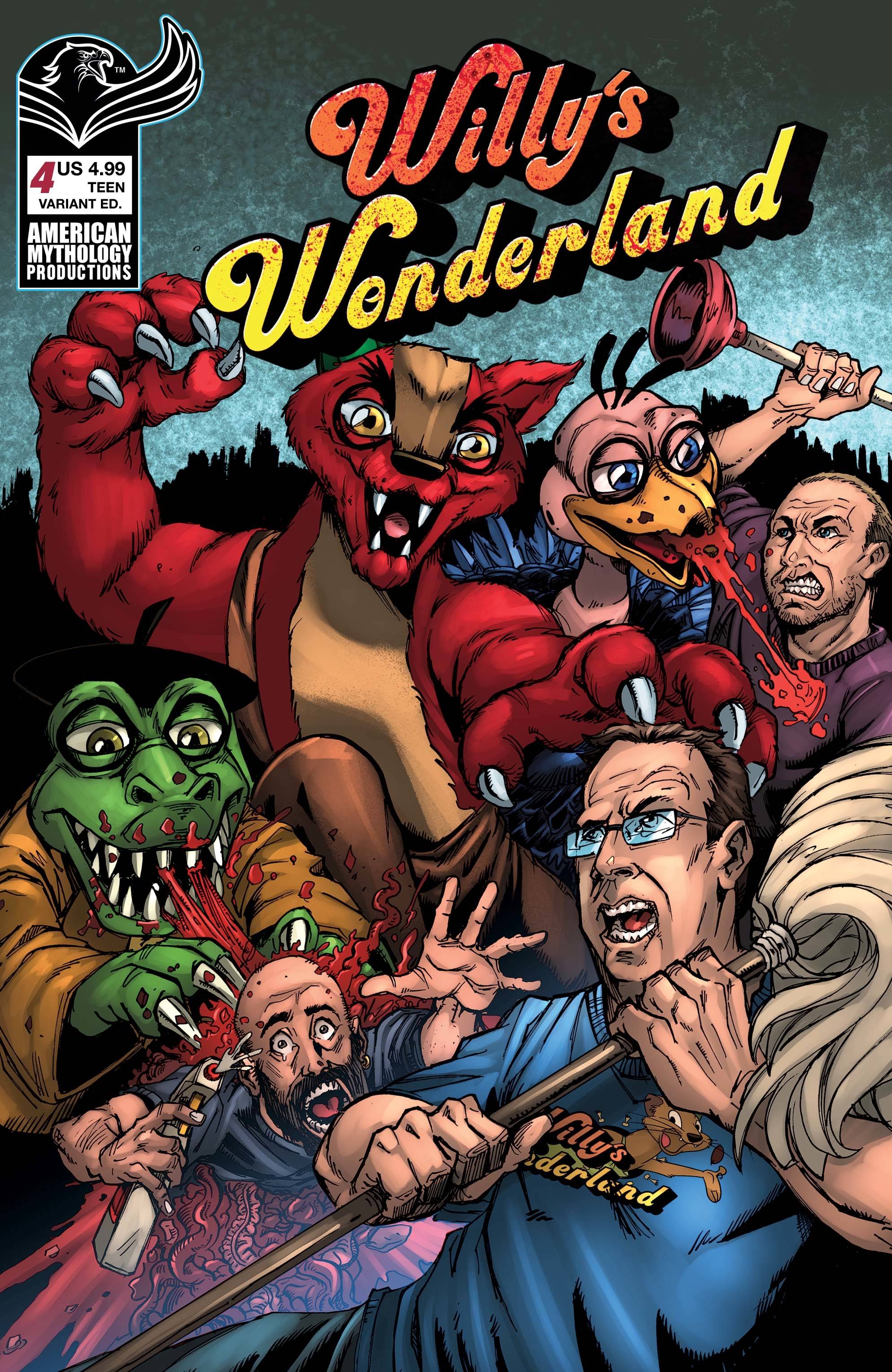 Willy's Wonderland Prequel #4 (Calzada Cover) | Fresh Comics