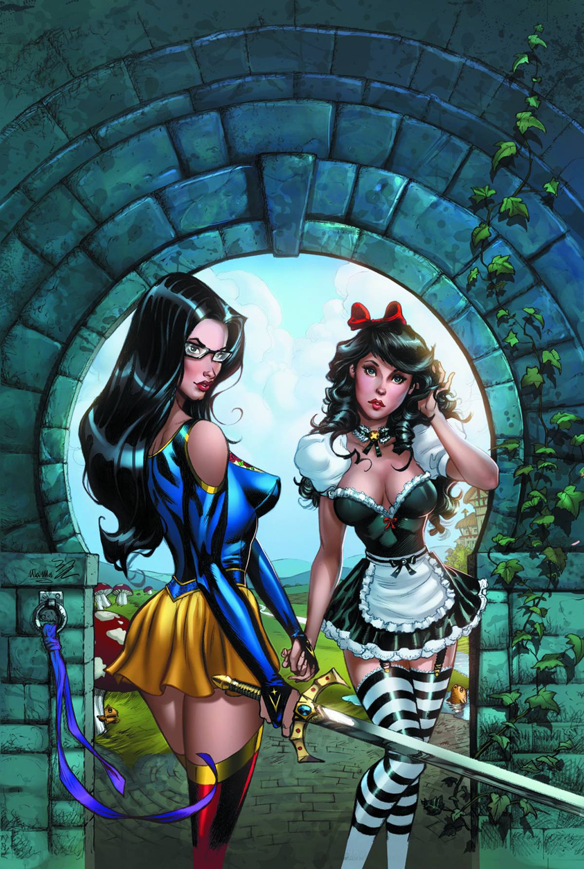 Cover A Wonderland 3 Grimm Fairy Tales vs