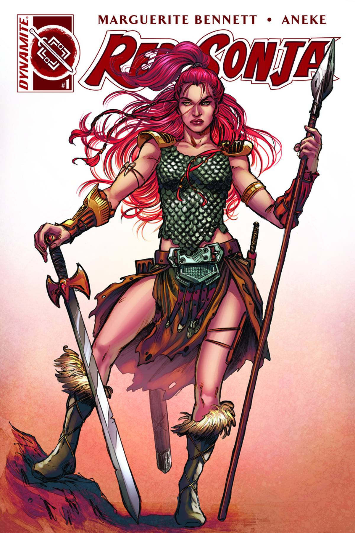 Red Sonja Copy Scott Unique Cover Fresh Comics