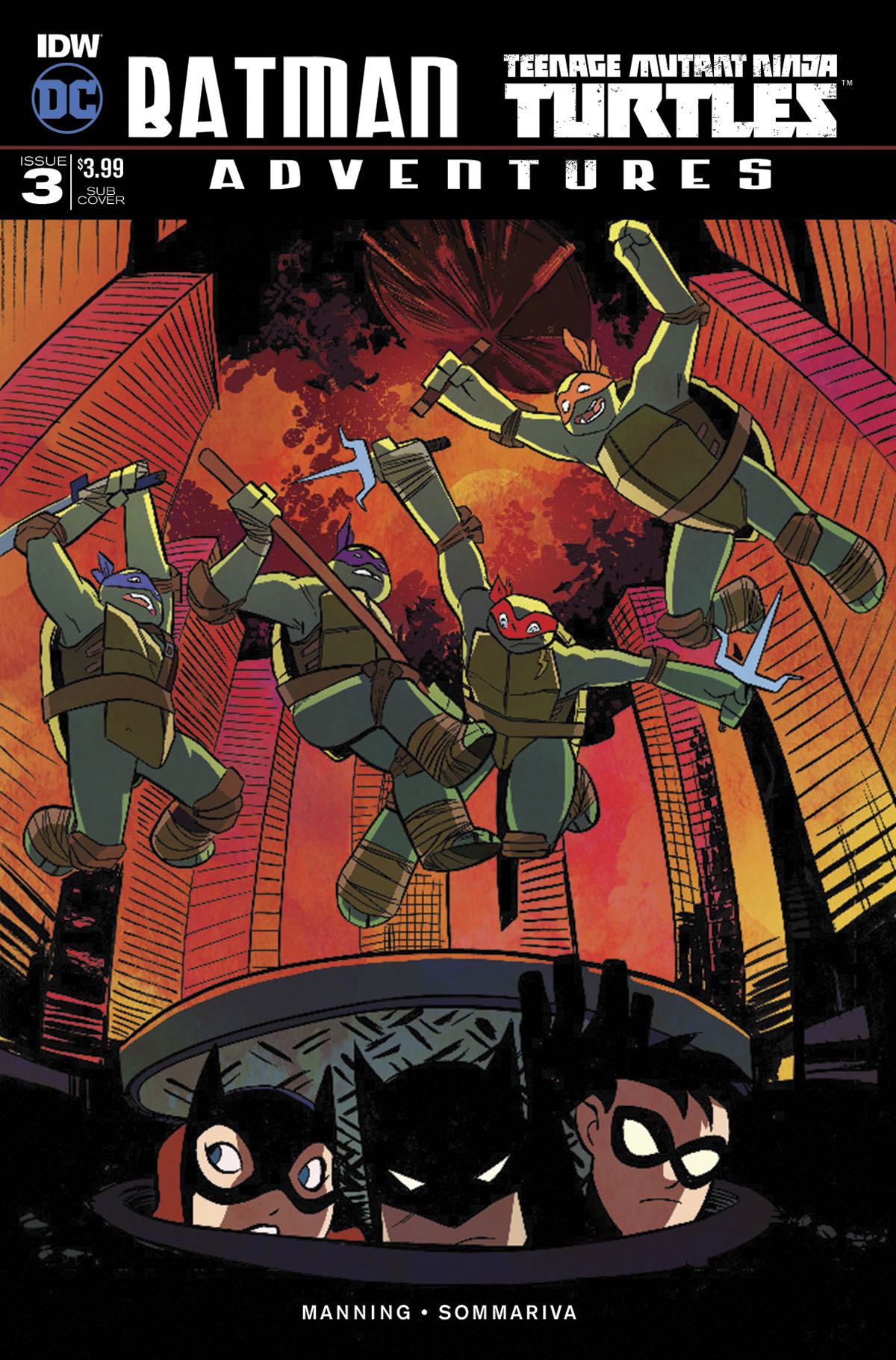 Batman / Teenage Mutant Ninja Turtles Adventures #3 (Subscription Cover) |  Fresh Comics