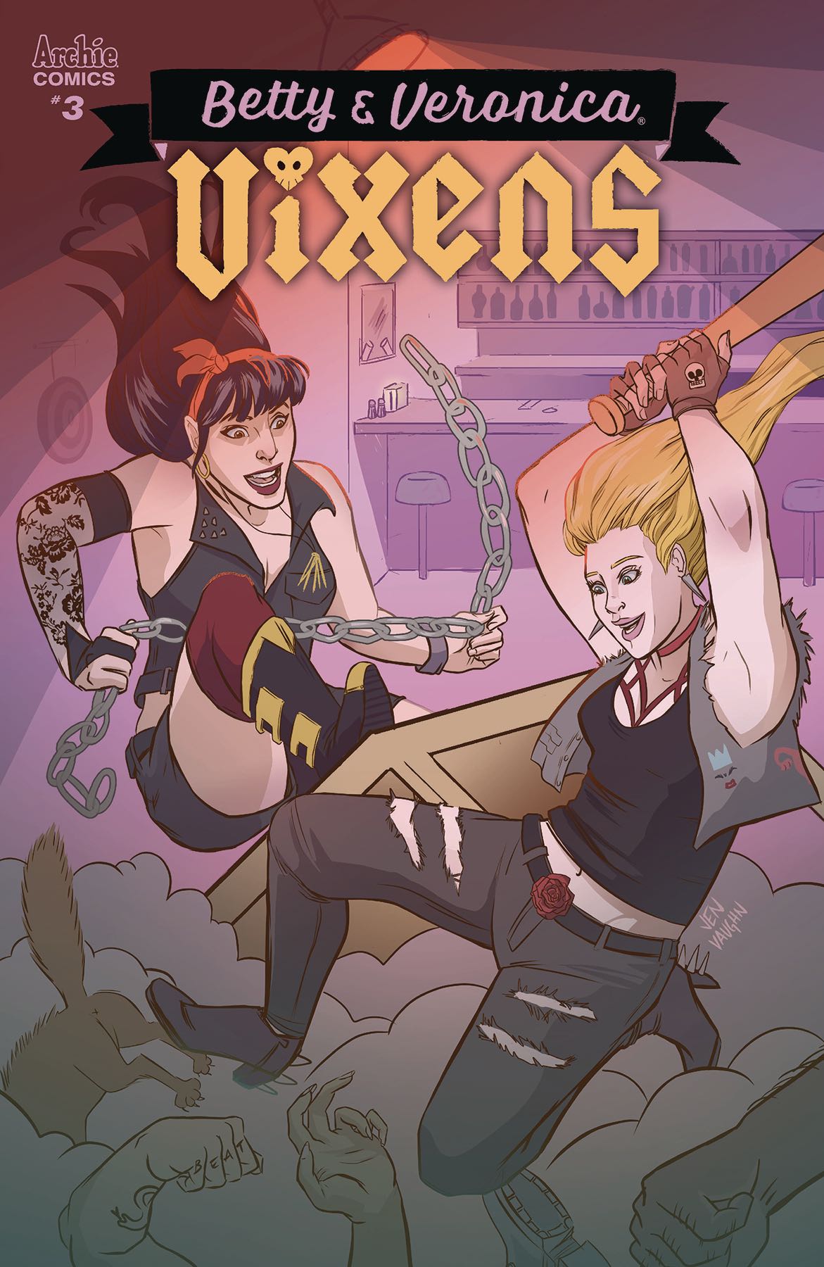Betty And Veronica Vixens 3 Vaughn Cover Fresh Comics
