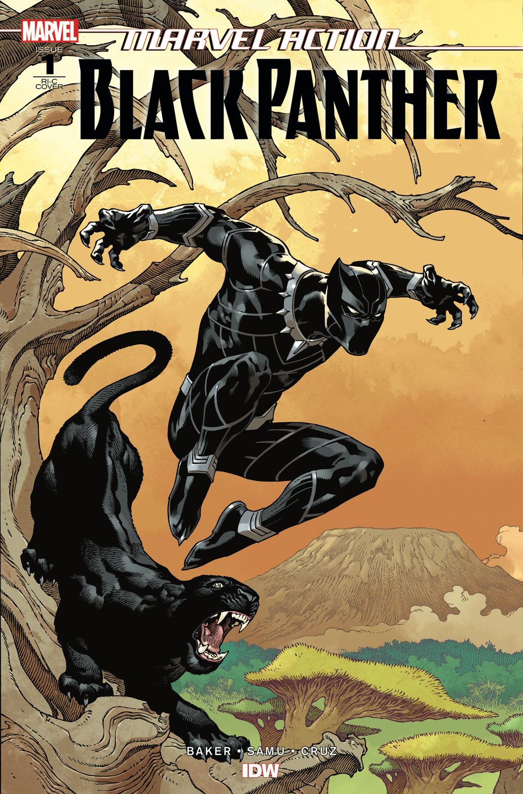 Marvel Action Black Panther 1 50 Copy Rodriguez Cover Fresh Comics