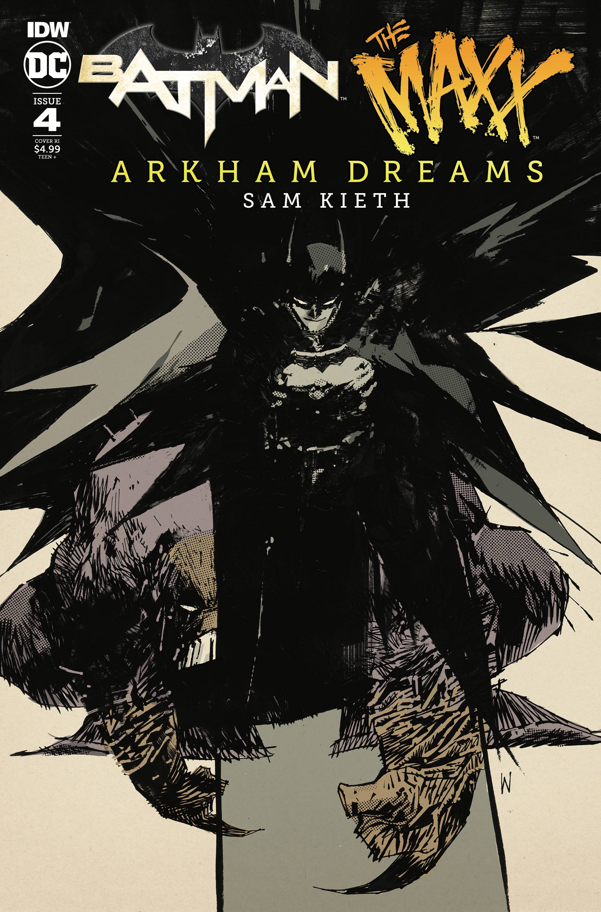 Batman / The Maxx: Arkham Dreams #4 (10 Copy Incv Wood Cover) | Fresh ...