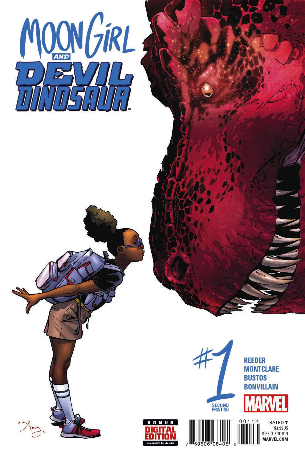 Moon Girl And Devil Dinosaur 1 Reeder 2nd Printing Fresh Comics