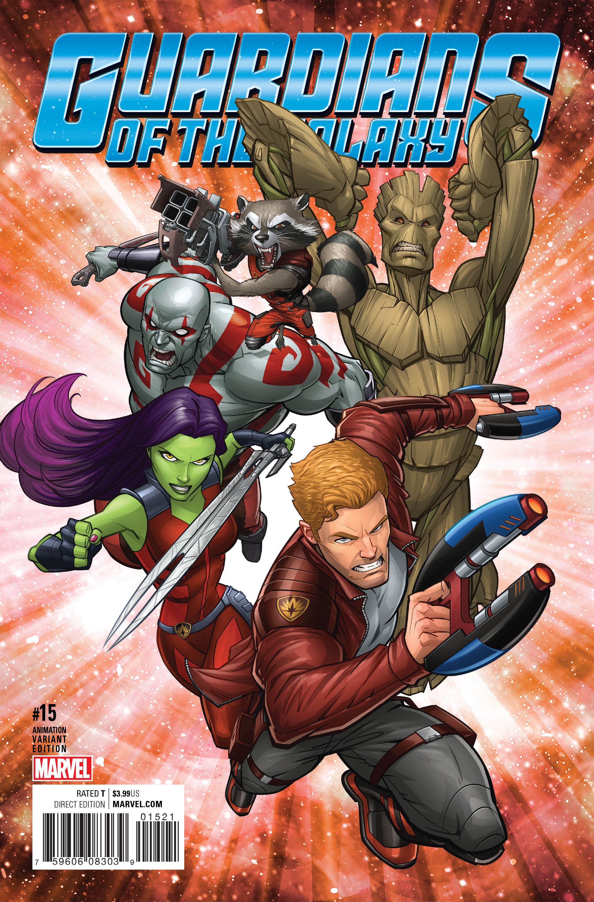 Guardians Of The Galaxy 15 Animation Cover Fresh Comics Guardians Of The Galaxy 15 Animation Cover Fresh Comics