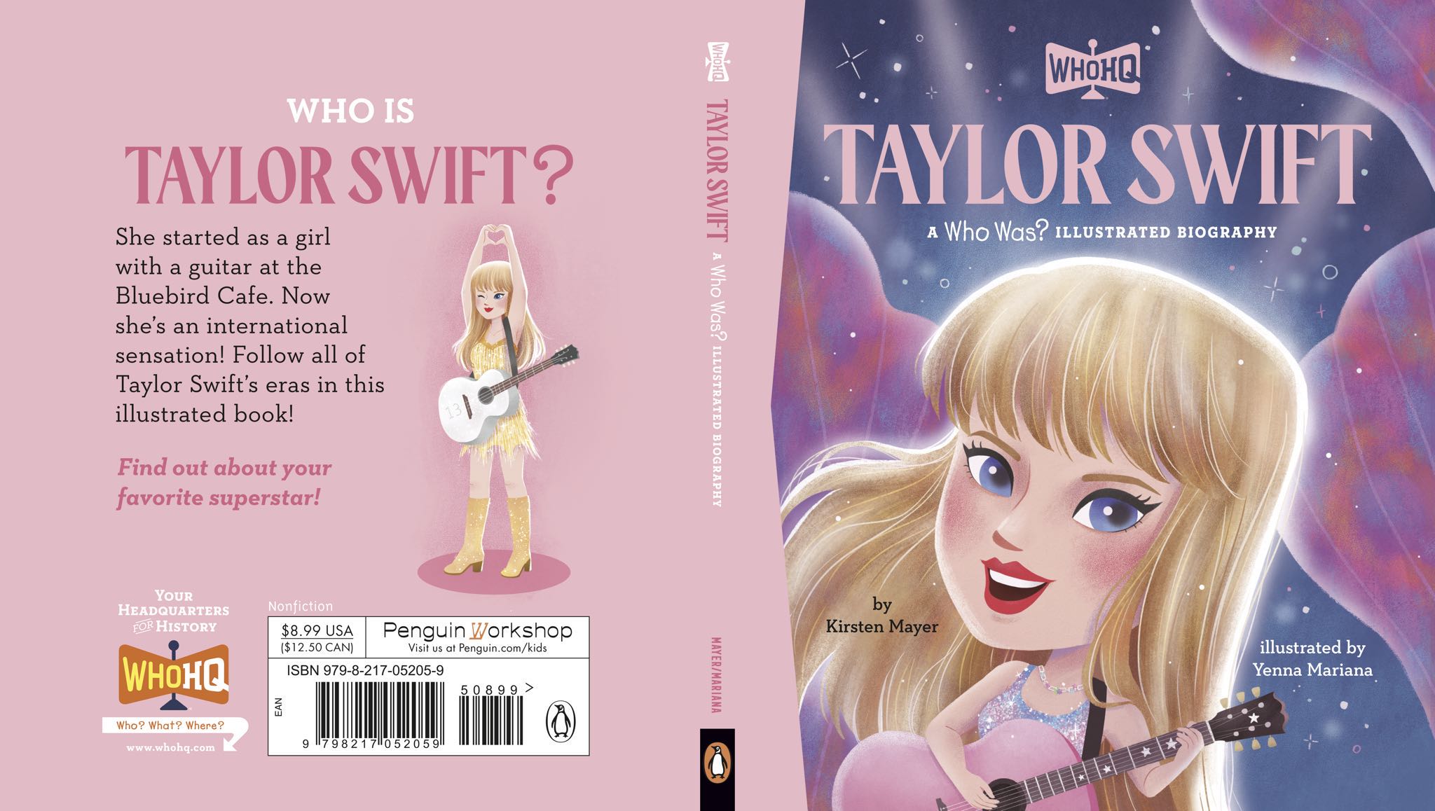 Taylor Swift: A Who Was? Illustrated Biography | Fresh Comics