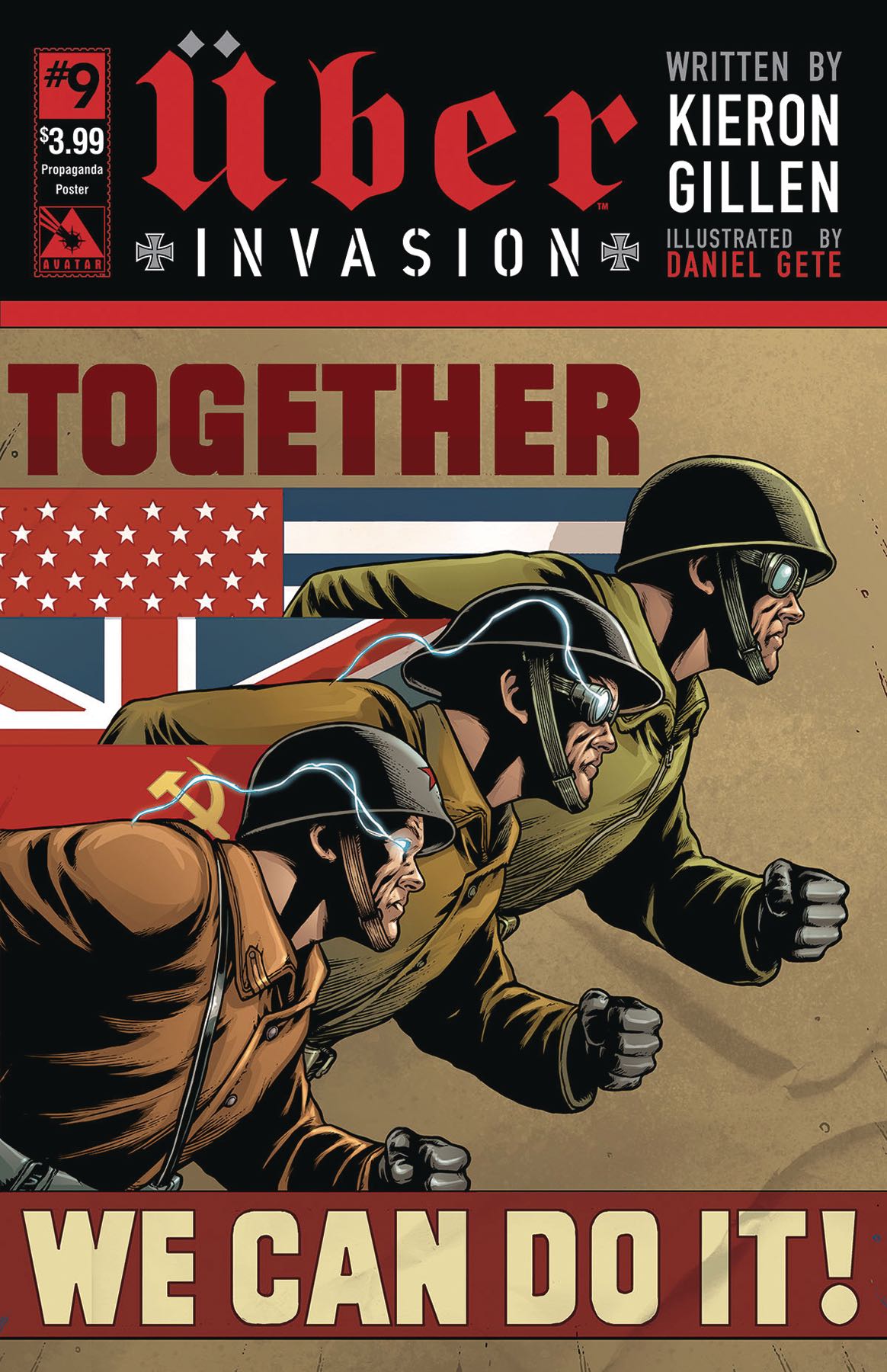 Über: Invasion #9 (Propaganda Poster Cover) | Fresh Comics1164 x 1800