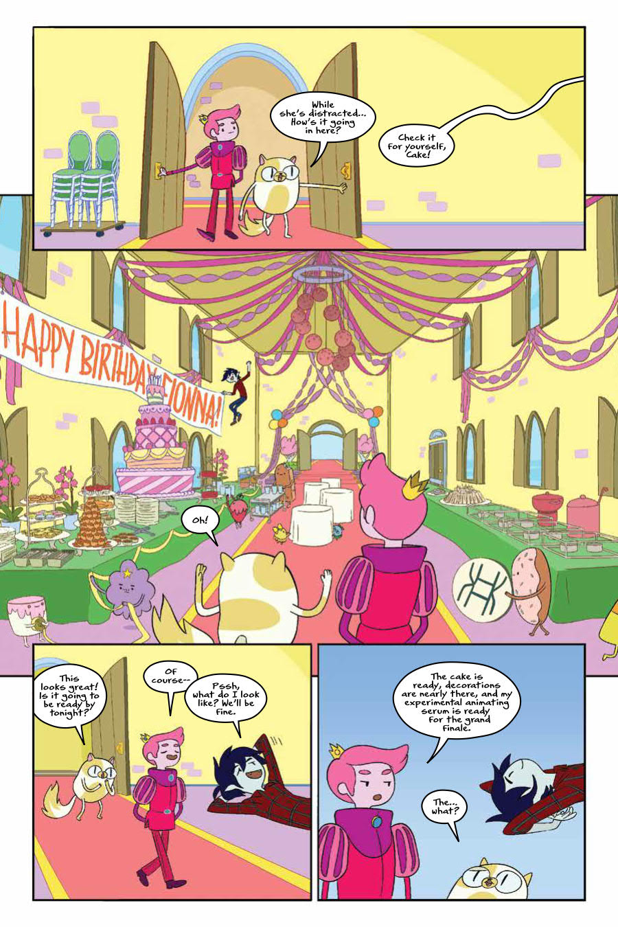 Adventure Time With Fionna Cake Party Bash Blues Fresh Comics